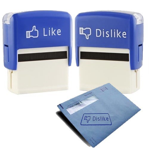 Facebook Like & Dislike Stempel
