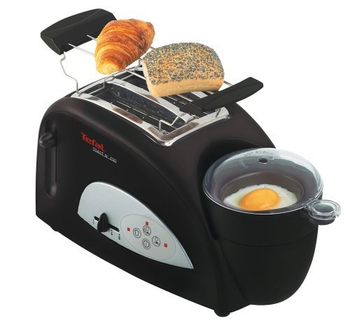 Toaster mit Eierkocher und Speisenerwärmer