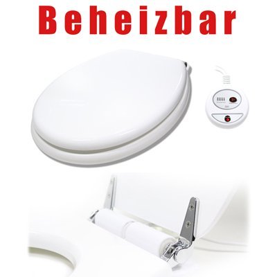 Beheizbarer Toilettensitz mit Absenkautomatik